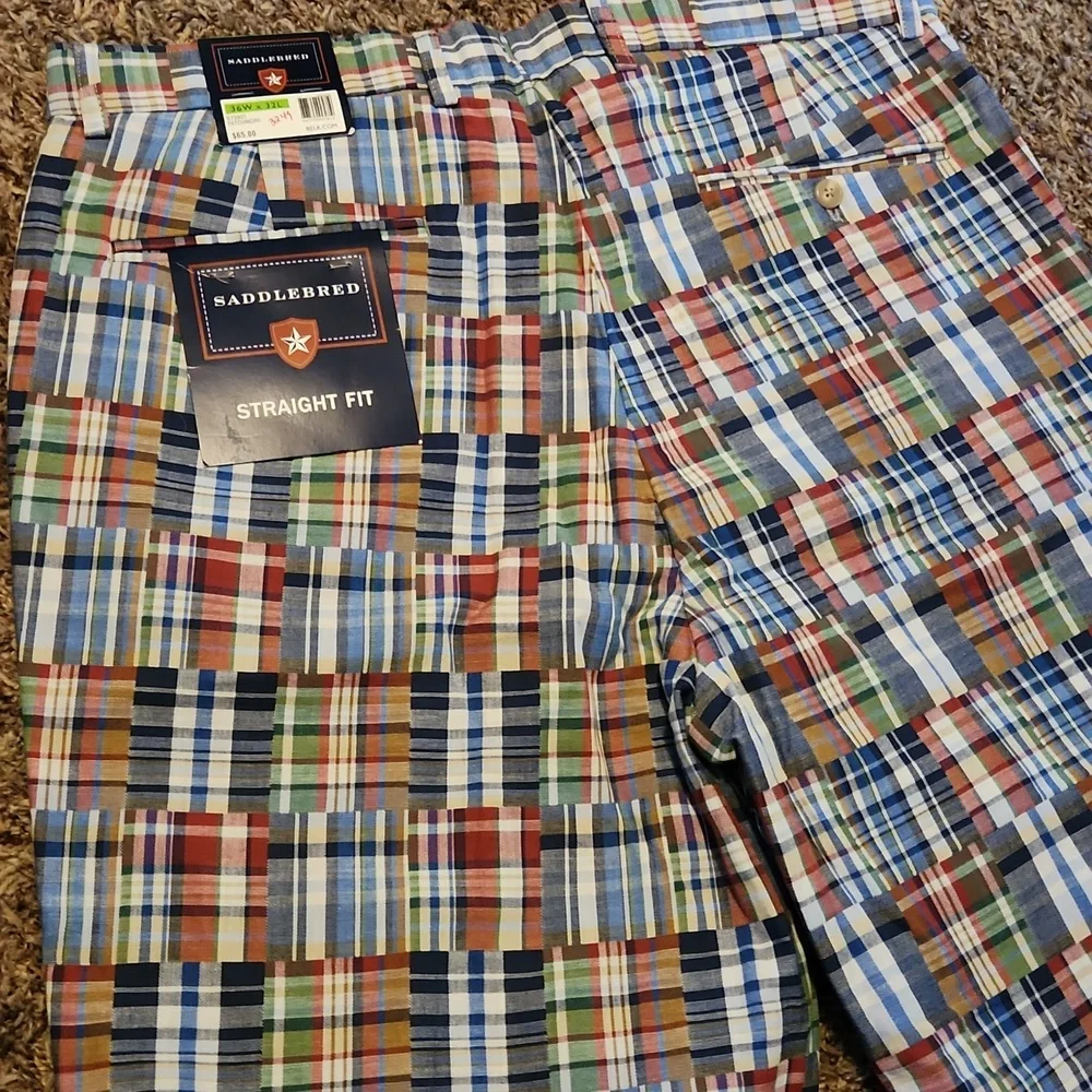 Saddlebred Multicolor Plaid Men’s Pants